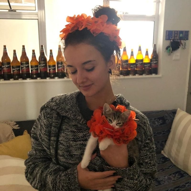 Flower friends - Milly and Isabel with flower crowns